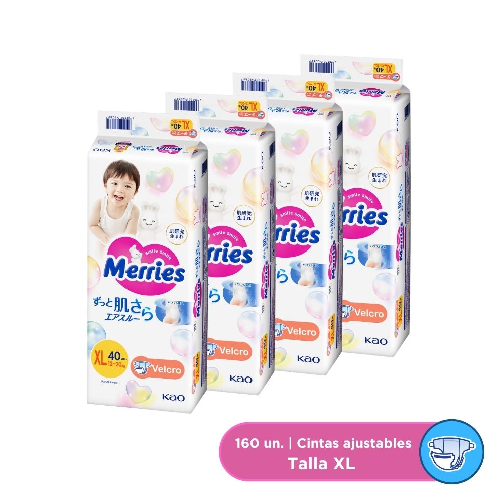 Pañales Merries "XL" 40x4 Super Jumbo (439732)